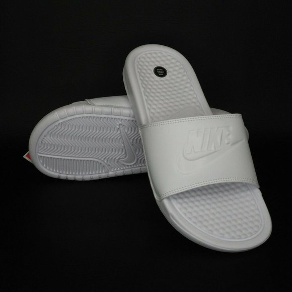 Nike Benassi JDI Womens Sandals Slide White - Picture 10 of 11
